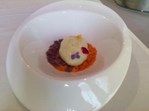 Restaurante en Valencia Espuma esferica guisantes.....