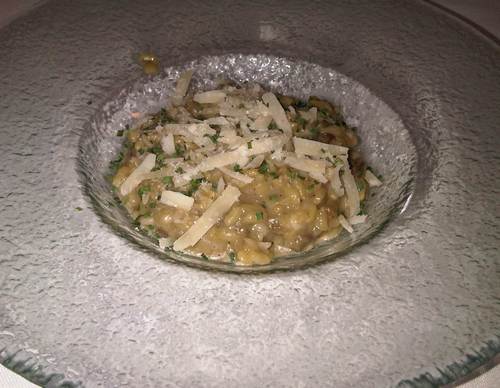Restaurante El Celler Arroz con ceps y parmesano