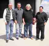 Paco Rodero, Pancho, Jay Miller y Paco Casas
