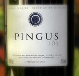 Etiqueta Pingus 2001