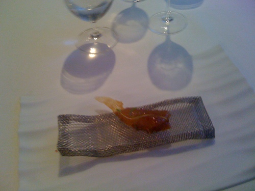 Restaurante en Roses Canapé de jamón y jengibre