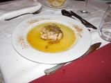 Restaurante en Murcia Mújol al horno con aceite de pimentón