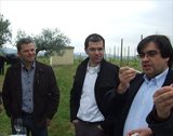 Charlando en Turo d'En Mota con Juancho Asenjo