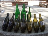 Las botellas...