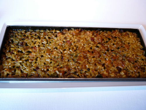 Restaurante en Cocentaina Aroz seco de bacalao y coliflor