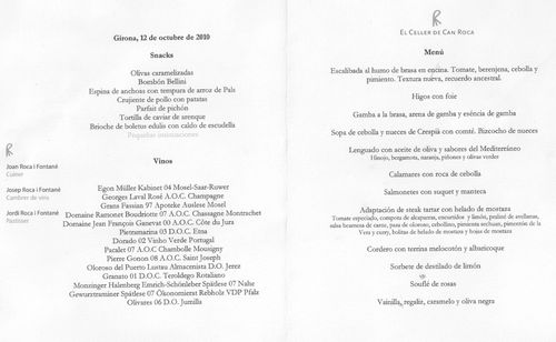 Restaurante en Girona el menu festival y el maridaje