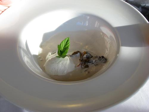 Hostal Cal Fuster Mousse de chocolate blanco