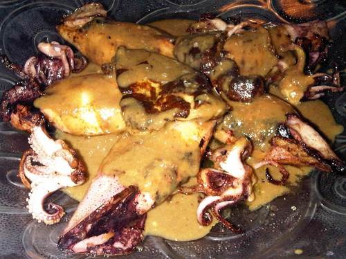 La Figuereta Calamares con foie fresco