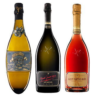 Kripta (la elegancia), Magnun Gran Rva (complejidad) y Rosat Trepat (la frescura)