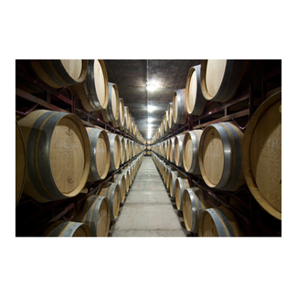 Sala de barricas Bodegas Enrique Mendoza
