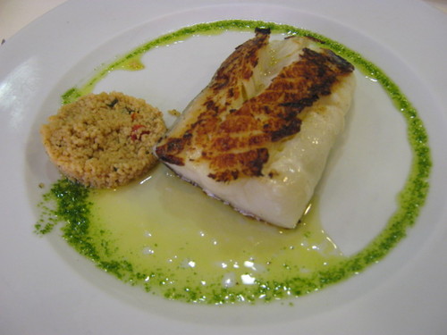 Casa Delapio bacalao con taboulé