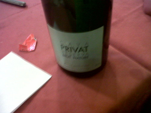 Un poco de cava para empezar