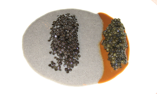 Restaurante El Bulli (CERRADO) Caviar evidentemente falso 