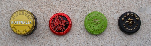 Cimarosa Merlot 2009 (Australia), Corona de Aragón Garnacha 2008 (Cariñena), Pyrene Chardonnay 2009 (Somontano) y Pyrene Rosado 2010 (Somontano).