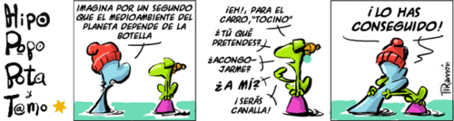 la botella tiene la culpa...