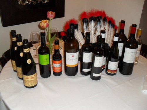 Todo lo bebido, faltan algunas botellas que se perdieron por el camino...