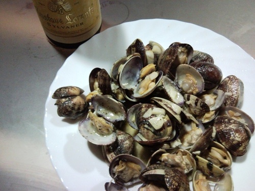 Y el que sobró al mediodía para la cena...para los aperitivos nocturnos.