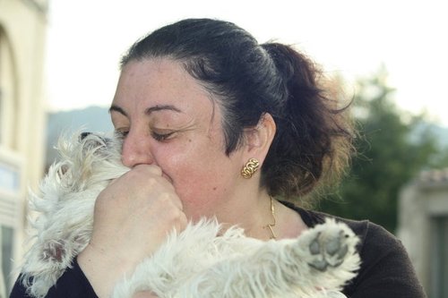 Una de mis fotos favoritas del fin de semana, de la forera alternativa, una bruja y su peluche.