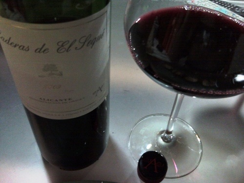 Laderas del sequé, me encanta el corcho de este vino, jejejeje