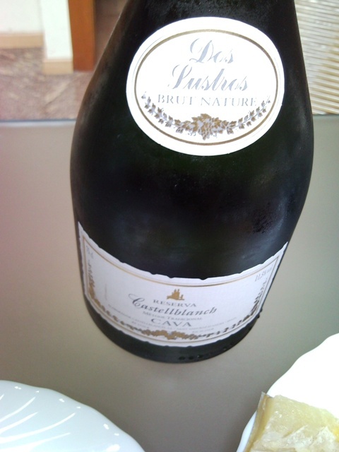 Un cava sencillito, pero refrescante...