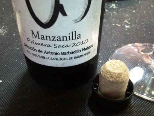 Una manzanilla muy especial...con una integración del alcohólica fuera de lo normal...
