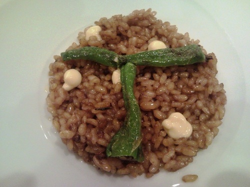 Arroz de sardina al espeto. Maridado con La Bota de Manzanilla Navazos nº22.