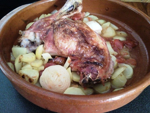 Paletilla de cordero lechal al horno...
