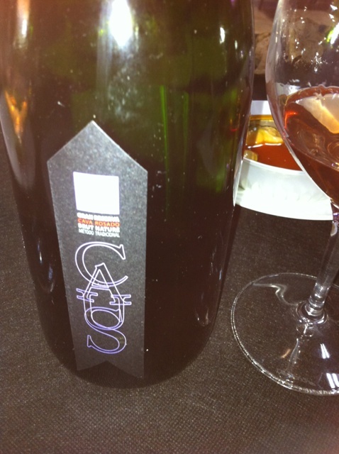 El cava rosado Gran Caus...y los mejillones en escabeche
