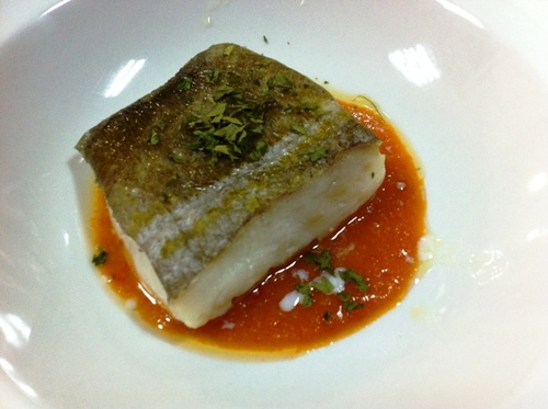 Otra pose del bacalao...