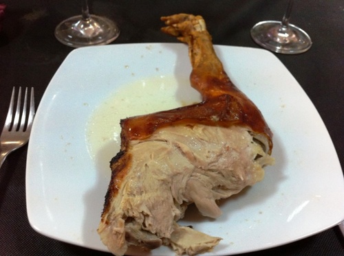 El cochinillo, para repetir...