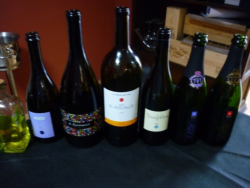 Los vinos, y el orujico de hierbas, jejeje