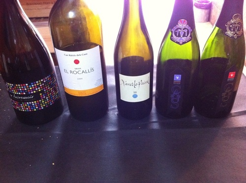 Y después de los vinos, y del orujo, no podían faltar.......