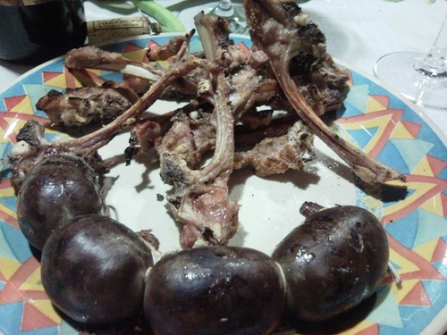 Y el Riberica del Duero para acompañar el festín...voy a desayunar que tengo hambre. jejeje