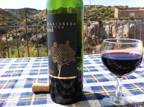 El mismo vino que la otra vez, porque sólo tienen este, jejejeje, pero para la próxima ya he sugerido el descorche, ya verás, ya, ;)