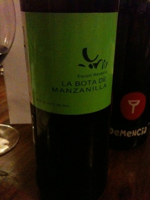 Manzanilla... no es mi estilo pero gustó y mucho.