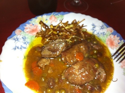 Y encima me decía mi madre, que me tenía que poner a régimen, y no paraba de sacar platos a la mesa, si es que, madre sólo hay una.