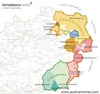 Mapa zonas vinícolas de Austria