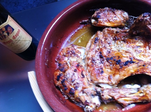 Cordero lechal al horno con tomillo...