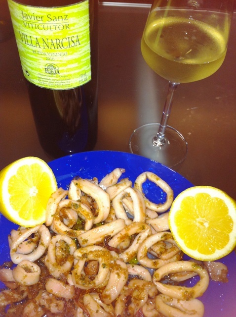 Que bien casaban estos dos...mejor que con el Albariño...
