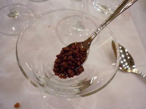 Pipas con chocolate
