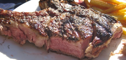 Asador El Pastoret Chuletón de "rubia gallega" que me tomé