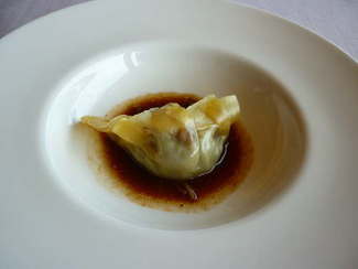 Ravioli de rabo de toro y foie