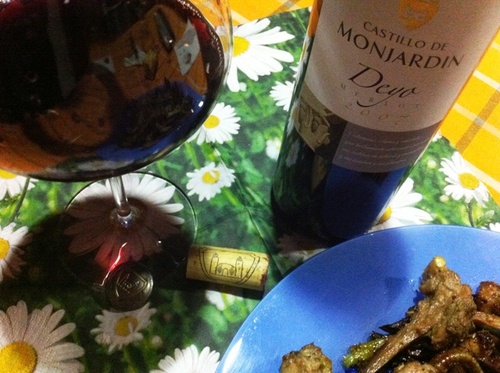 Este vino acompaña este plato a la perfección...