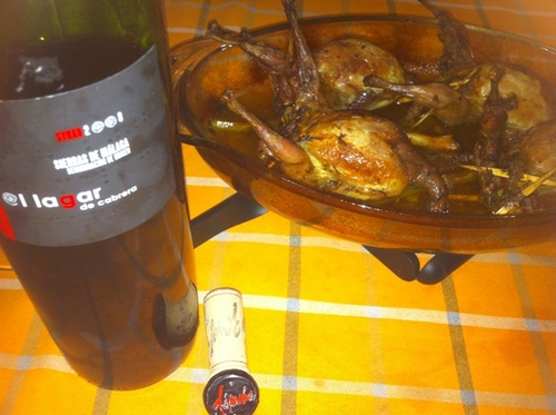 Con un vino de las sierras de Malaga...