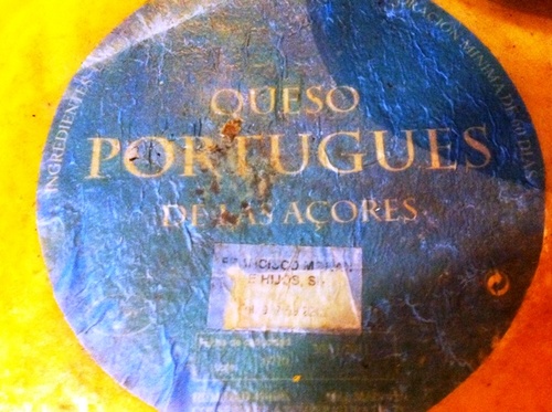 Y este era un queso muy curado, con un sabor muy picante...para comerse un trocito.
