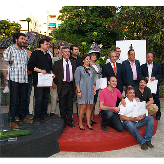 Entrega de diplomas a los profesores del Master de Sumiller Especialista en Vinos Valencianos en la VII Noche del Vino