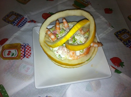 Con esta presentación me sorprendió mi mujer nada mas llegar a casa para preparar la cena, se me había adelantado...