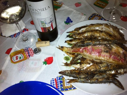 Algún salmonete se coló en la parrilla, jeje