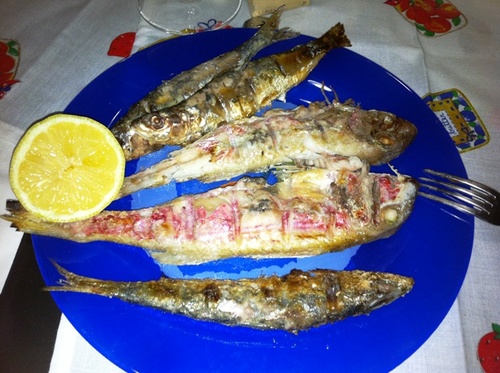 Y los salmonetes a la parrilla, jajaja