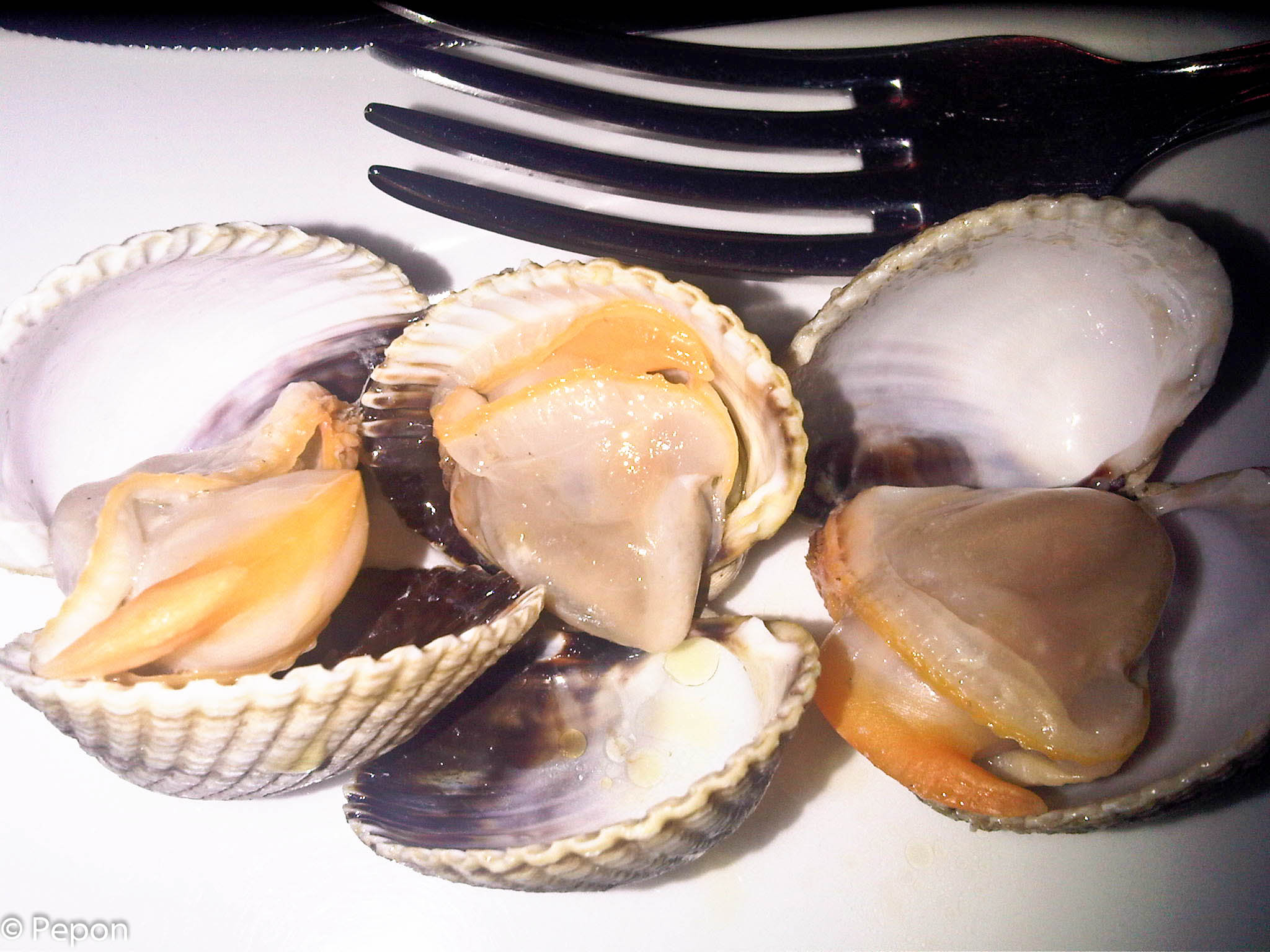 Restaurante D'Berto Berberechos como bolas de golf